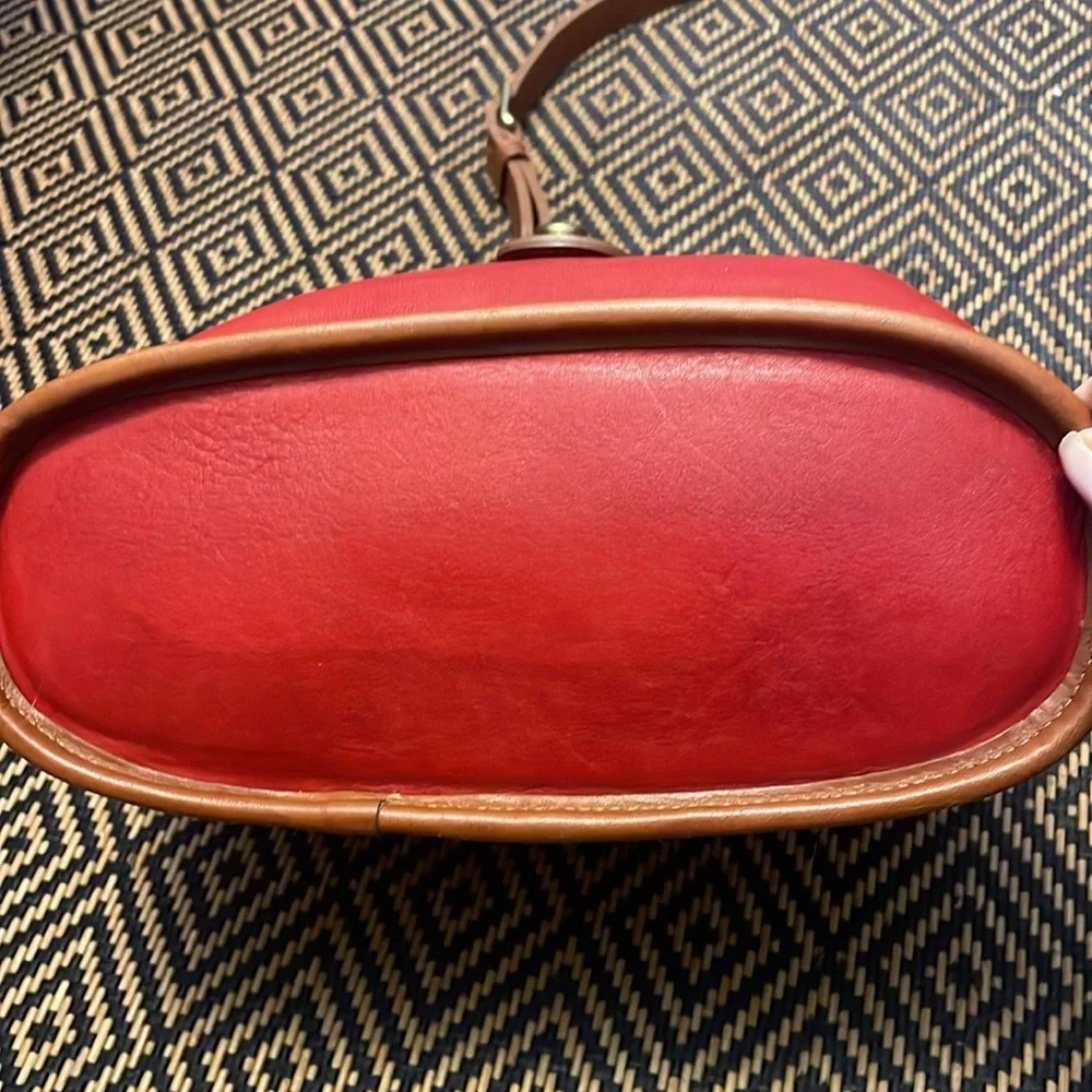 Vintage Coach Binocular Spectator 6853 (9853) RED WITH TABAC and brass - Picture 7 of 15